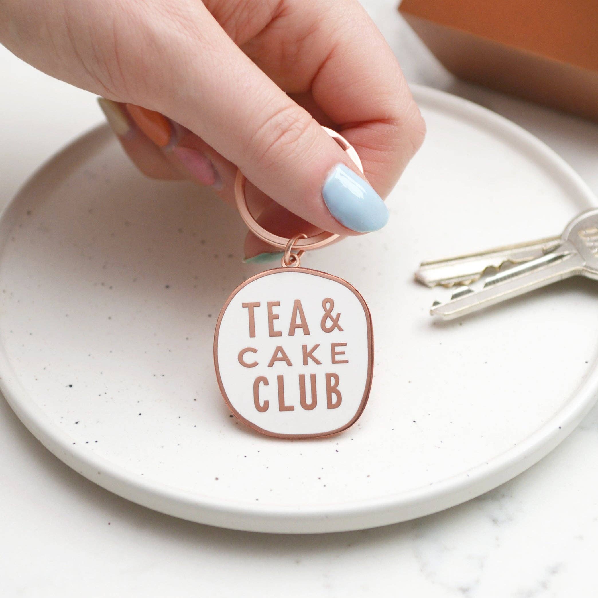 Tea & Cake Club - Nøkkelring