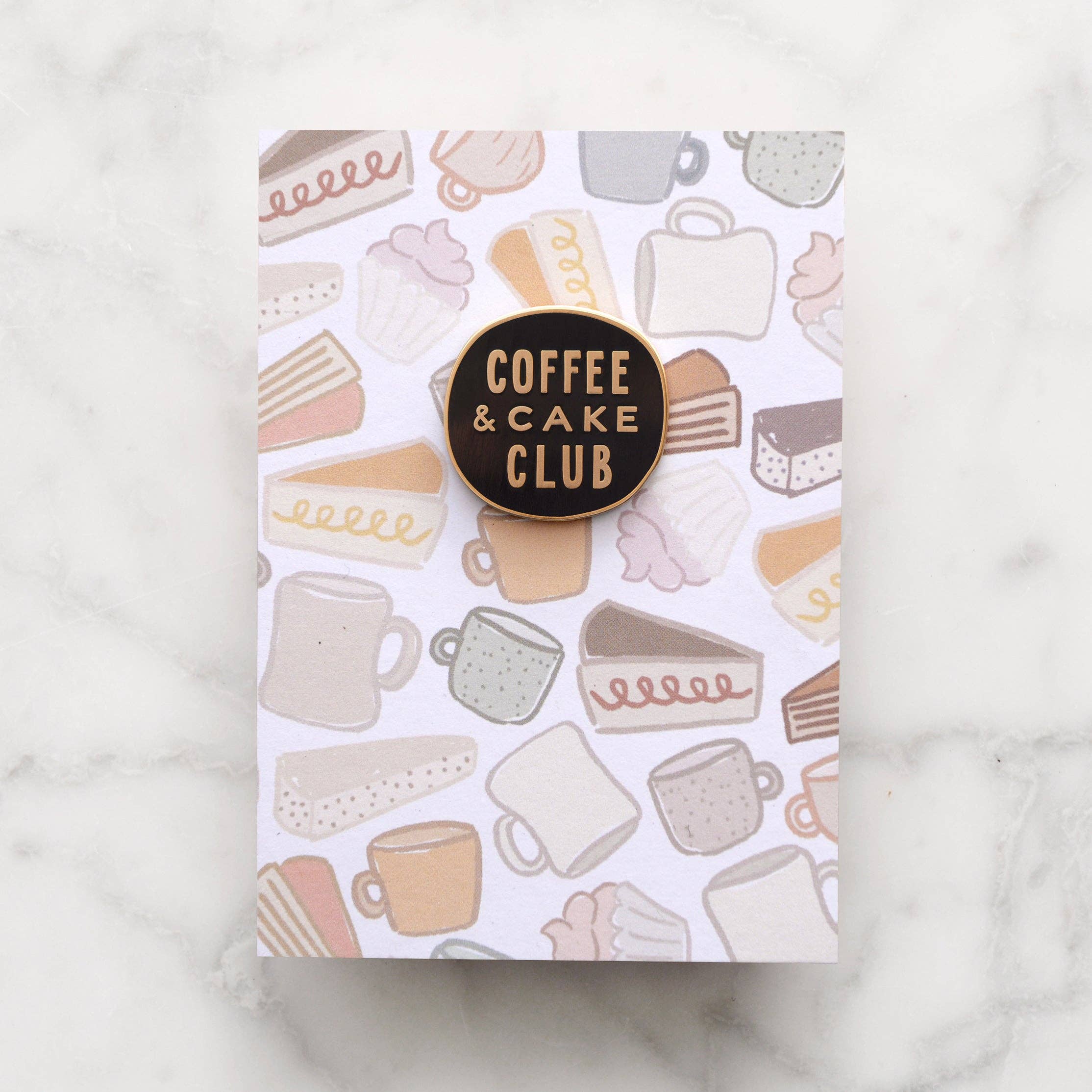 Coffee & Cake Club - Emaljepin
