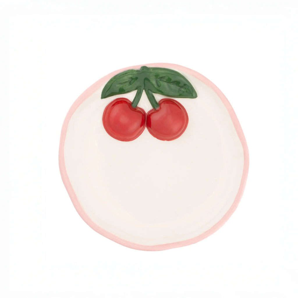 Håndlaget pyntefat Cherry