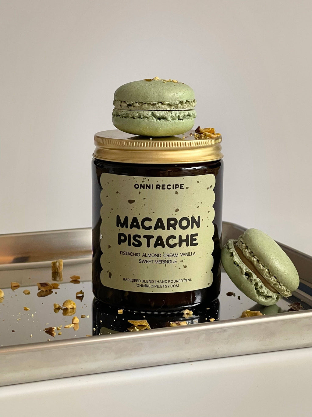 Macaron Pistache - Raps duftlys