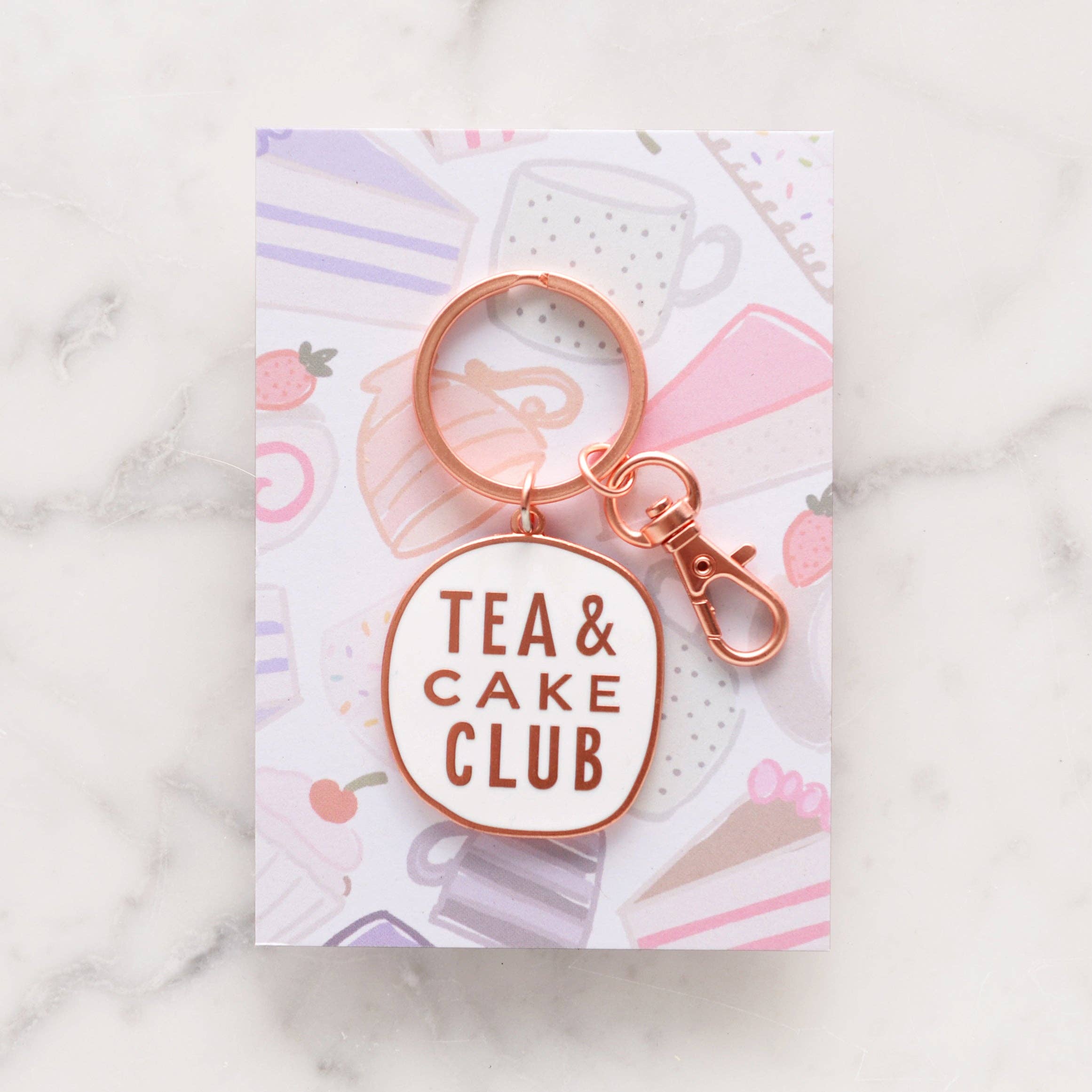 Tea & Cake Club - Nøkkelring