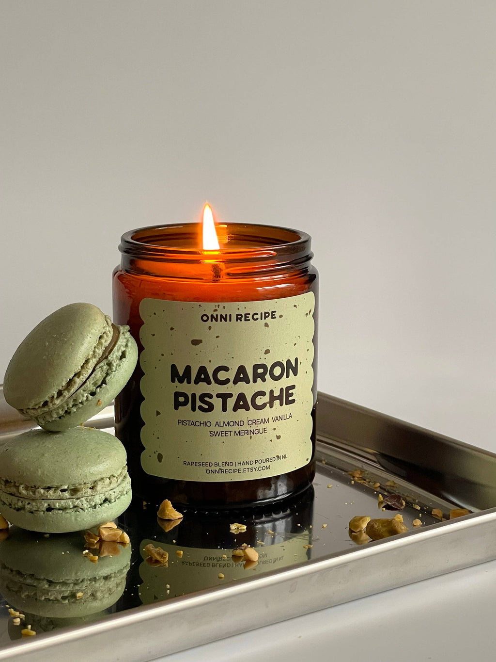 Macaron Pistache - Raps duftlys