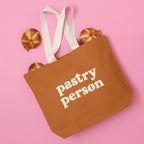 Pastry Person - Tan Tote Bag