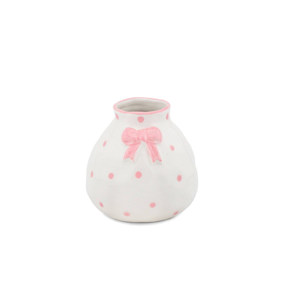 Mini vase med sløyfe