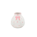 Mini vase med sløyfe