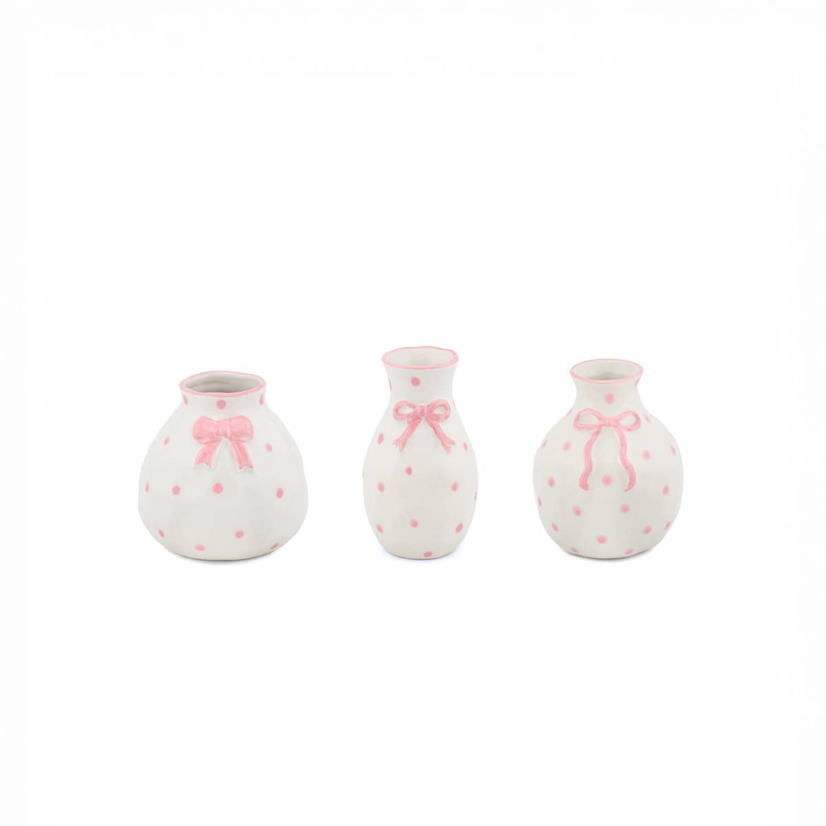 Mini vase med sløyfe