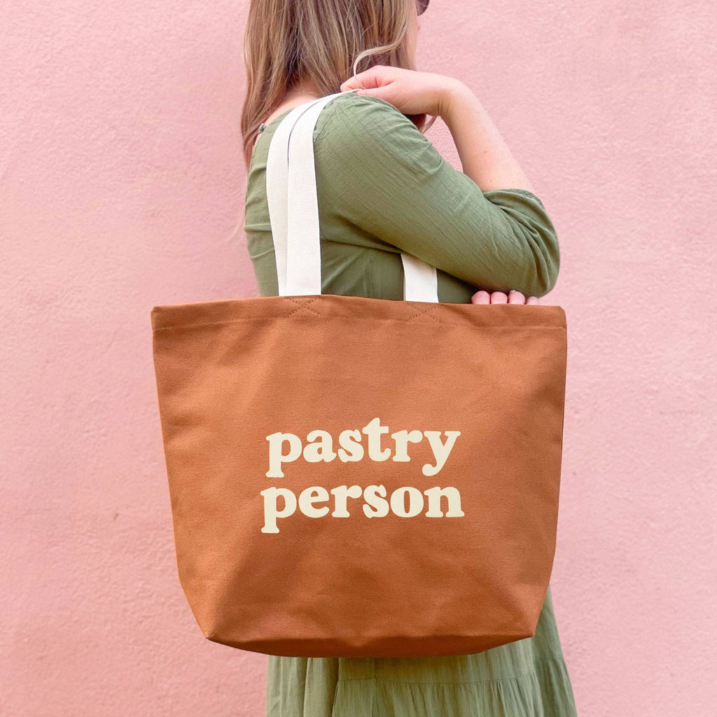 Pastry Person - Tan Tote Bag