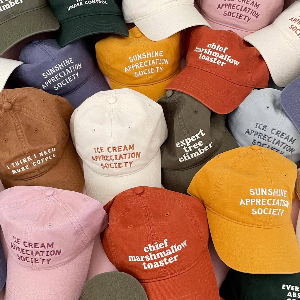I Think I Need More Coffee - Cotton Baseball Cap - Brown