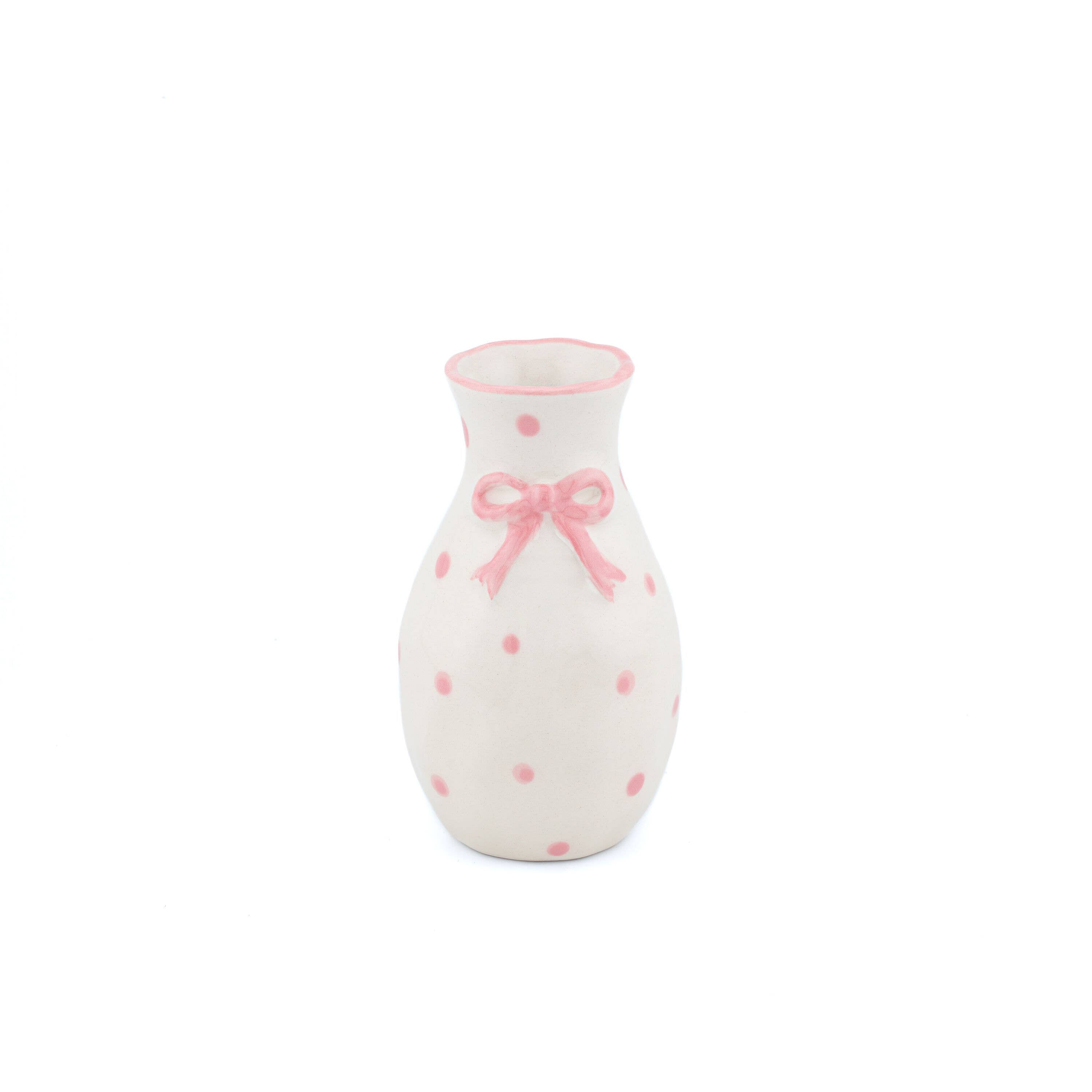Mini vase med sløyfe