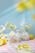 Minivase med blomstermønster