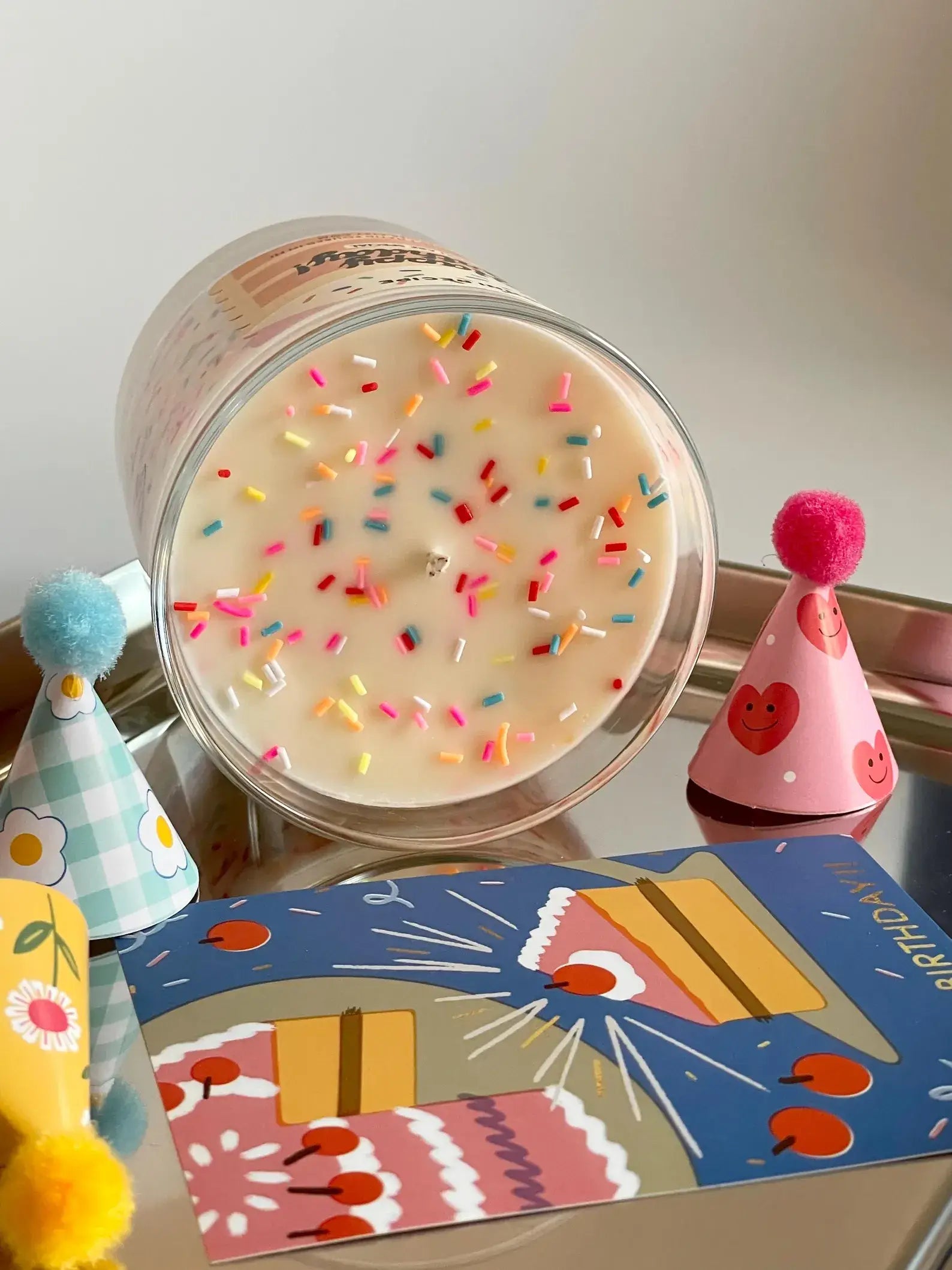 Happy Birthday - Raps duftlys, Strawberry shortcake