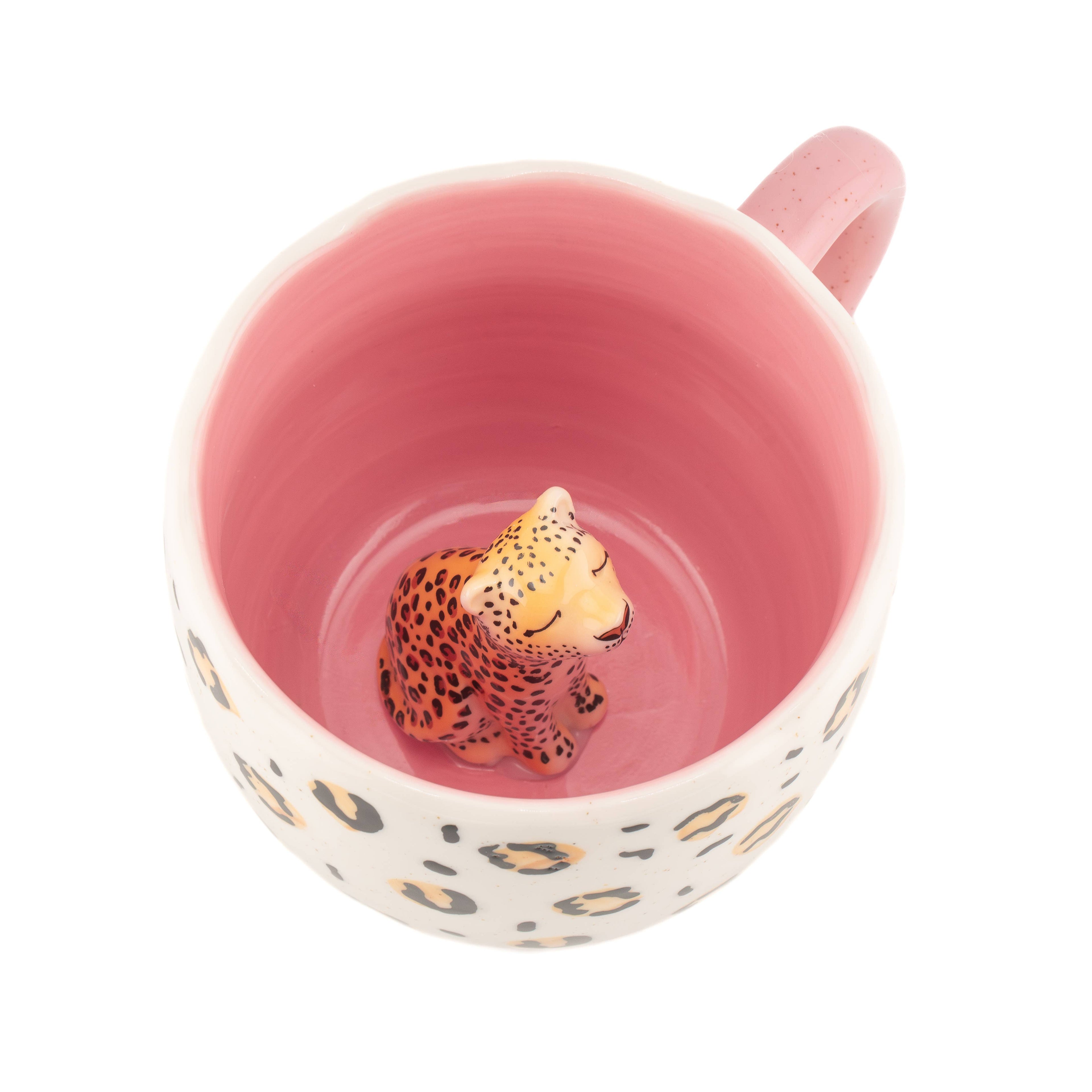 Leopardmønstret krus