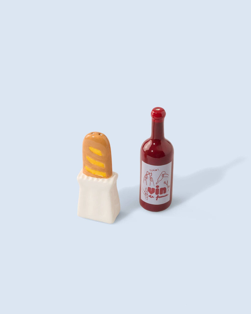 Salt og Pepperbøsser, Baguette og vin