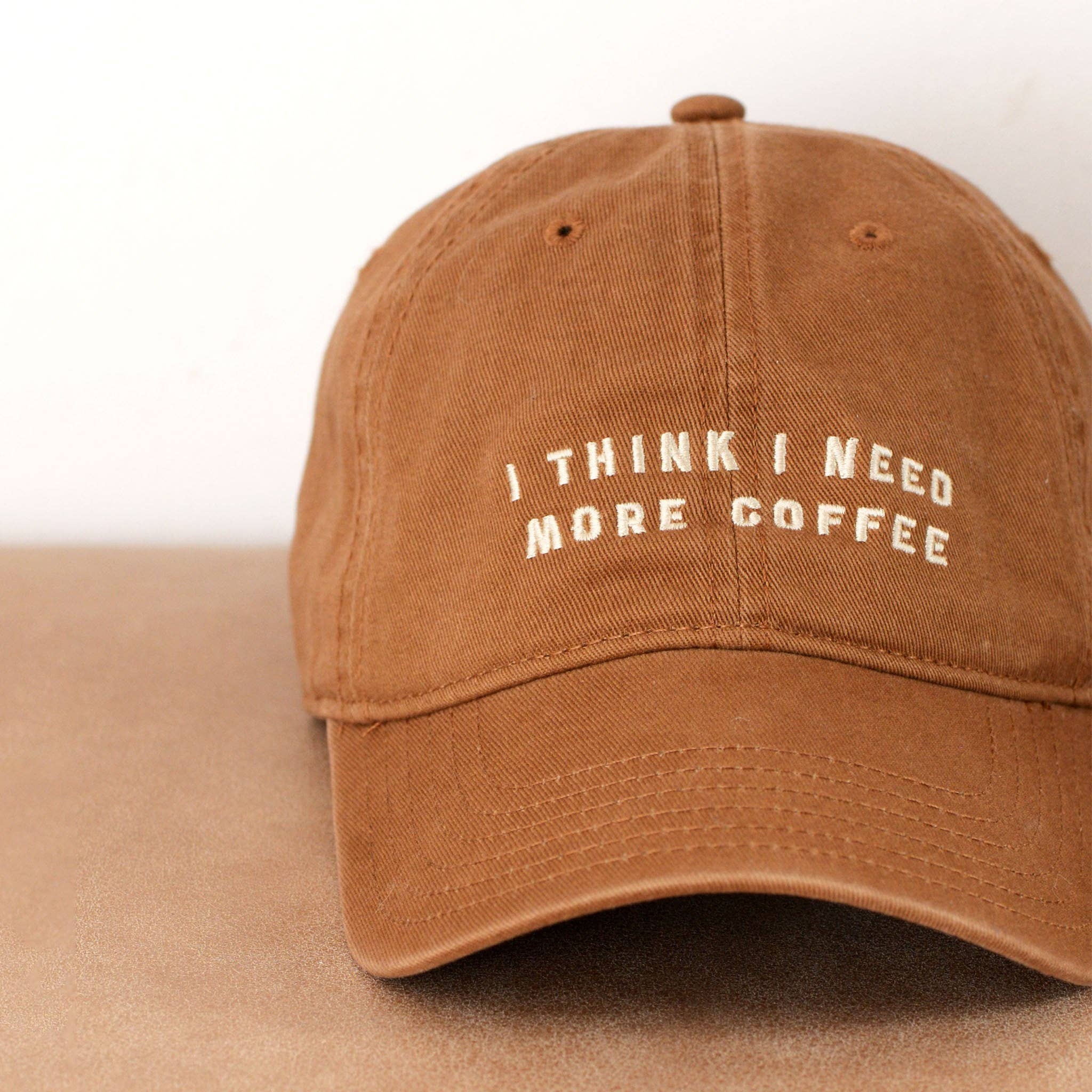 Caps - I Think I Need More Coffee Brun