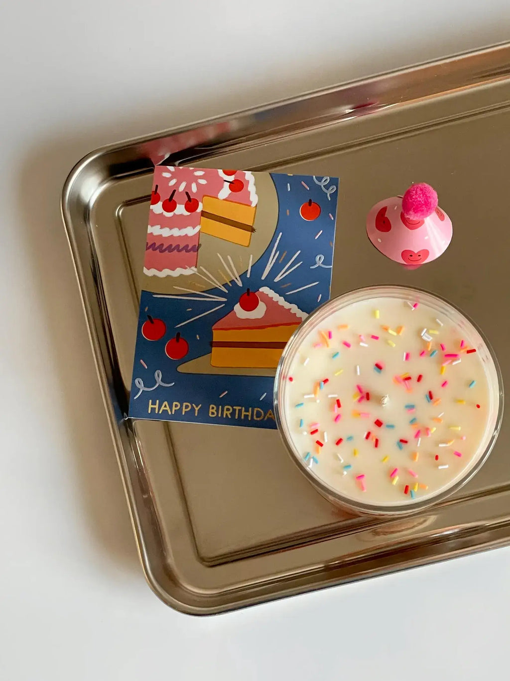Happy Birthday - Raps duftlys, Strawberry shortcake