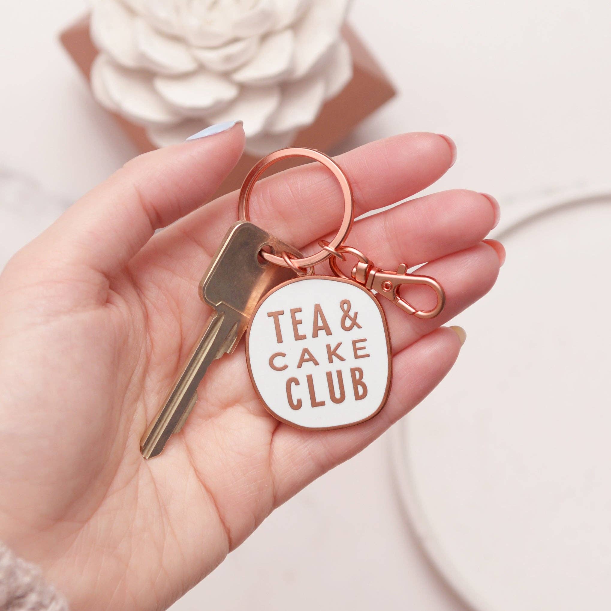 Tea & Cake Club - Nøkkelring