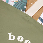 Books & Snacks - Tote Bag Oliven