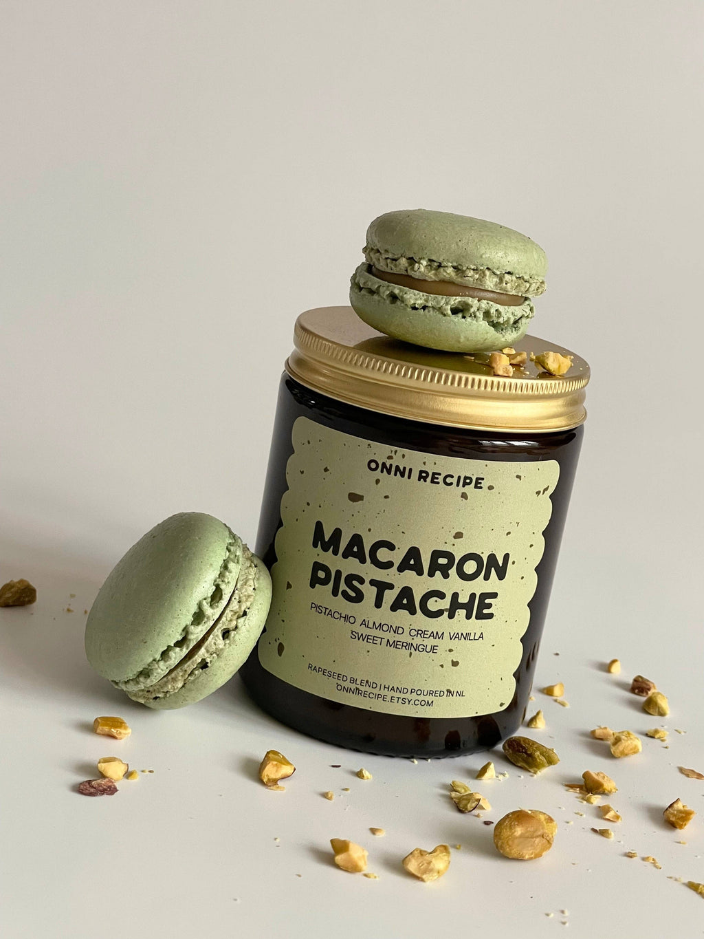 Macaron Pistache - Raps duftlys