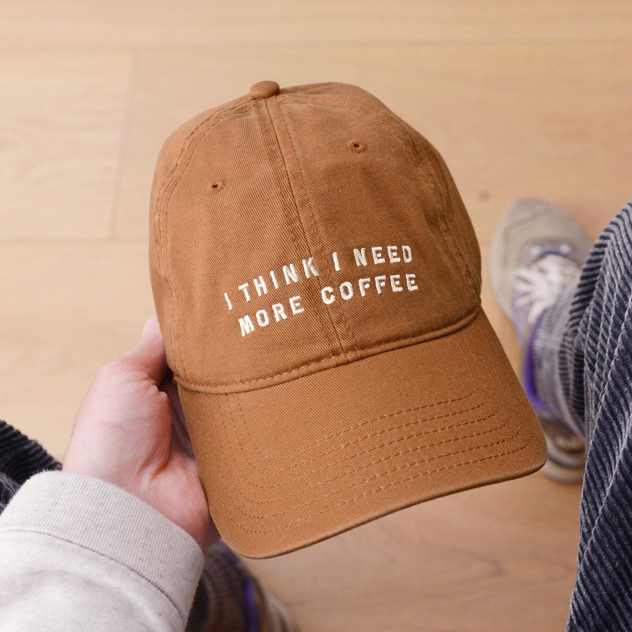 Caps - I Think I Need More Coffee Brun