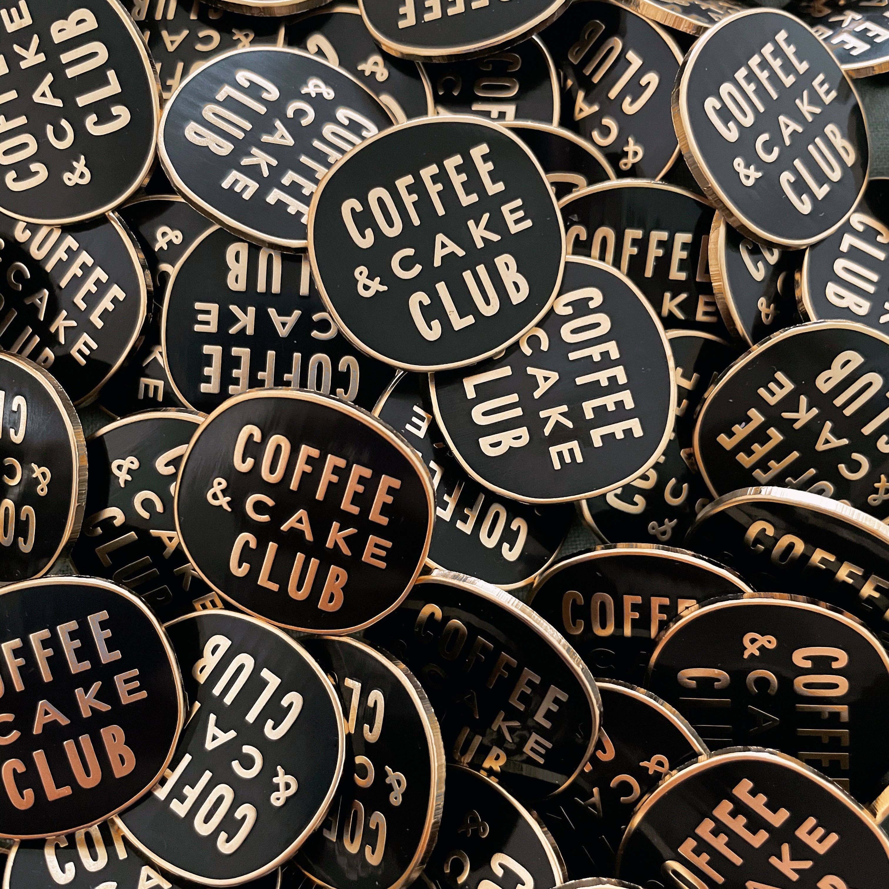 Coffee & Cake Club - Emaljepin