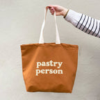 Pastry Person - Tan Tote Bag