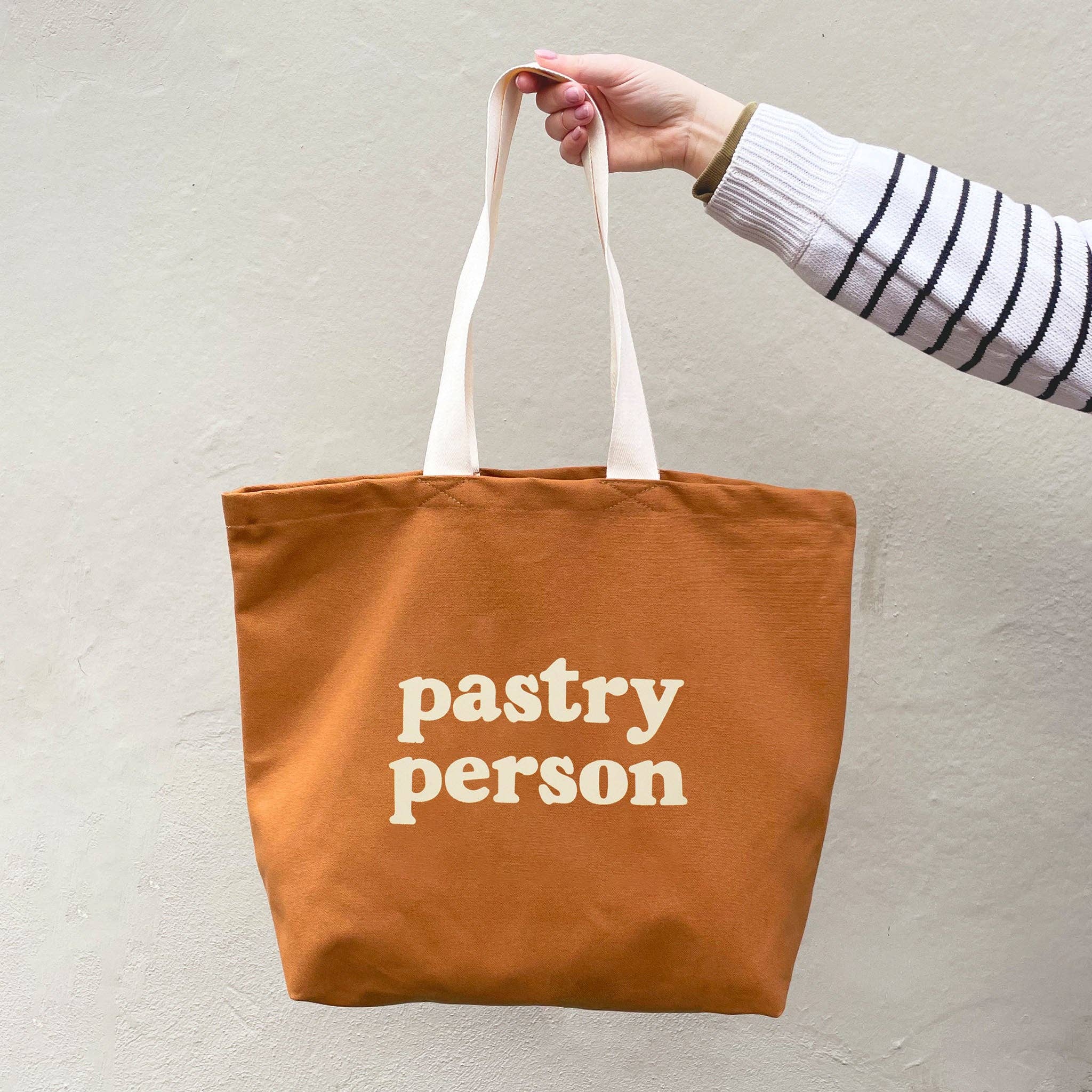 Pastry Person - Tan Tote Bag