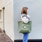Books & Snacks - Tote Bag Oliven